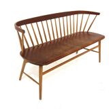 Scandinavian bench "Florett model 150" in teak, Wigells brothers, Sweden, 1950