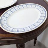Pair of earthenware dishes from the Nouvelles Galeries, Marly model
