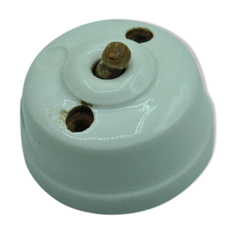 Porcelain wall switch wood vintage collection