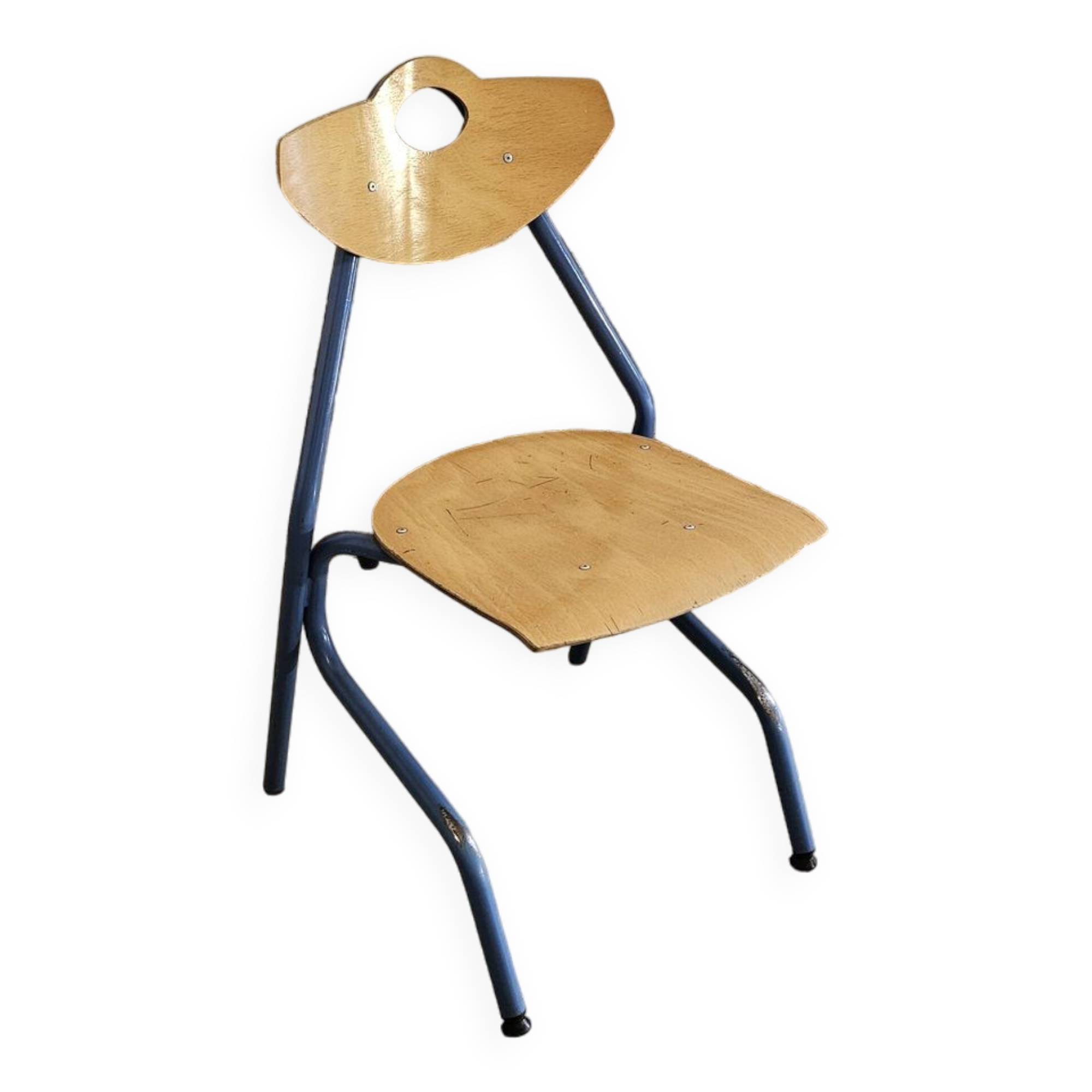 School chair 1980 1990 Modernist design