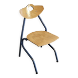 School chair 1980 1990 Modernist design