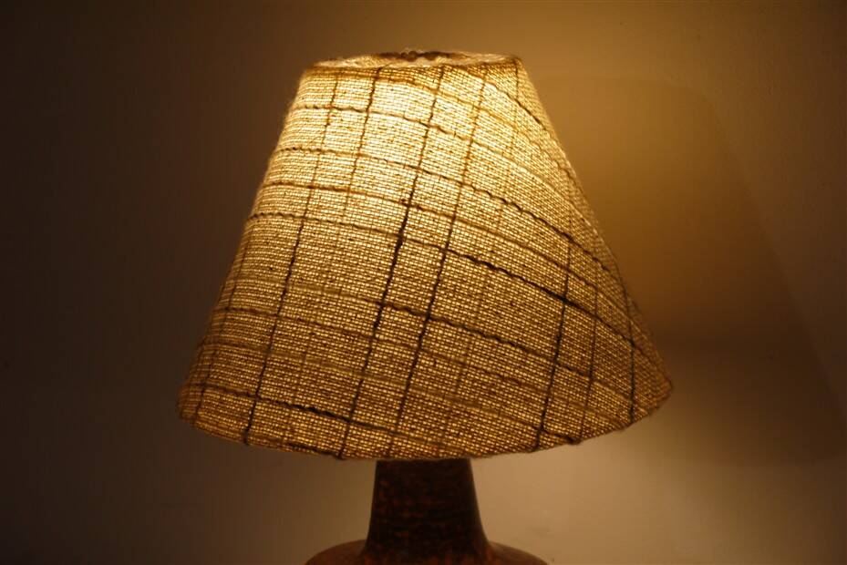 Danish ceramic lamp from Soholm