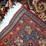 Tapis vintage fait main Tabriz du Moyen-Orient 135cm x 220cm (1950s)