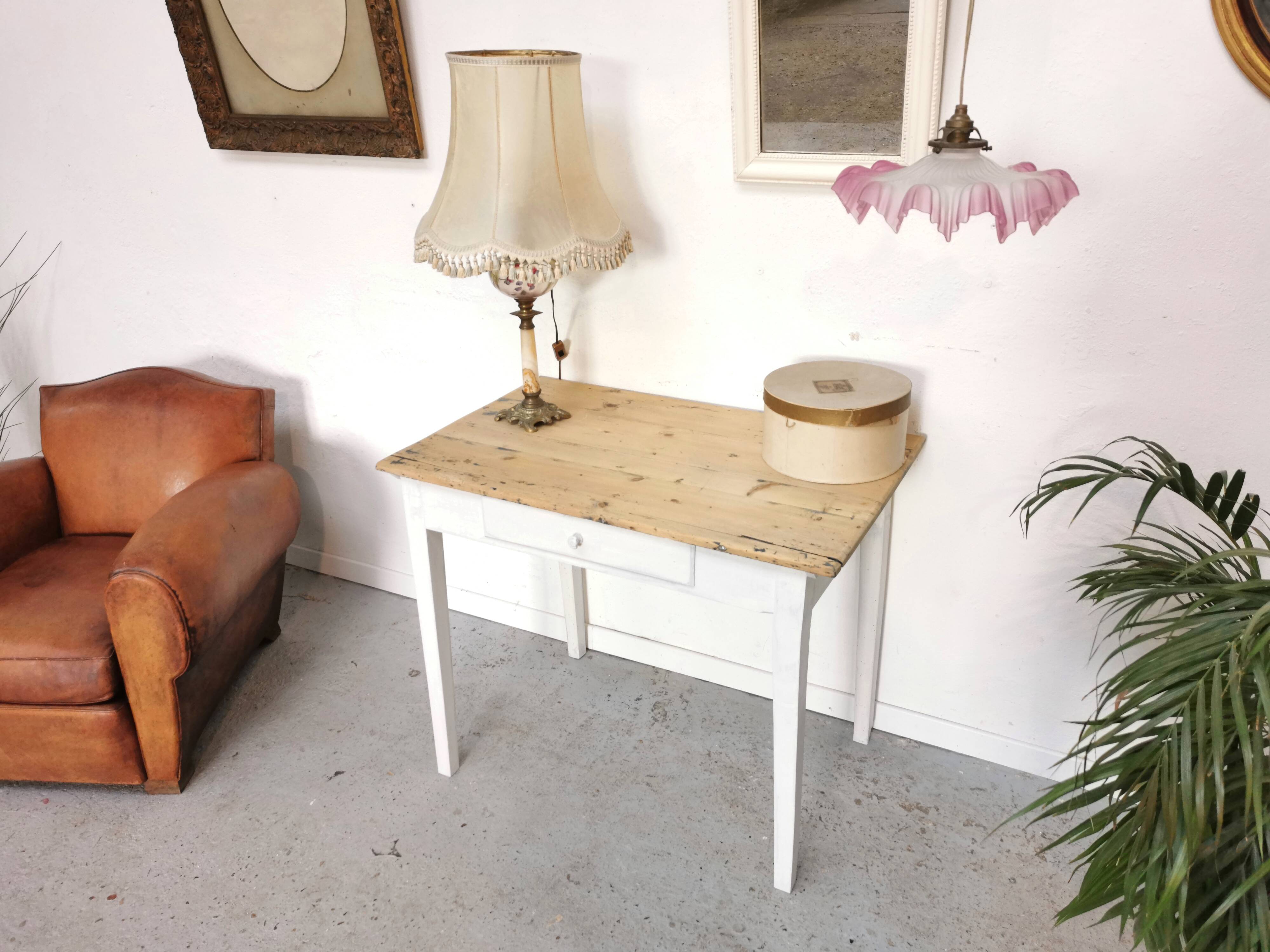 Table de ferme vintage
