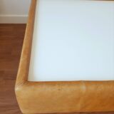 Table basse en cuir 1970