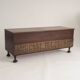 Italian brutalist rosewood chest by Santambrogio & De Berti