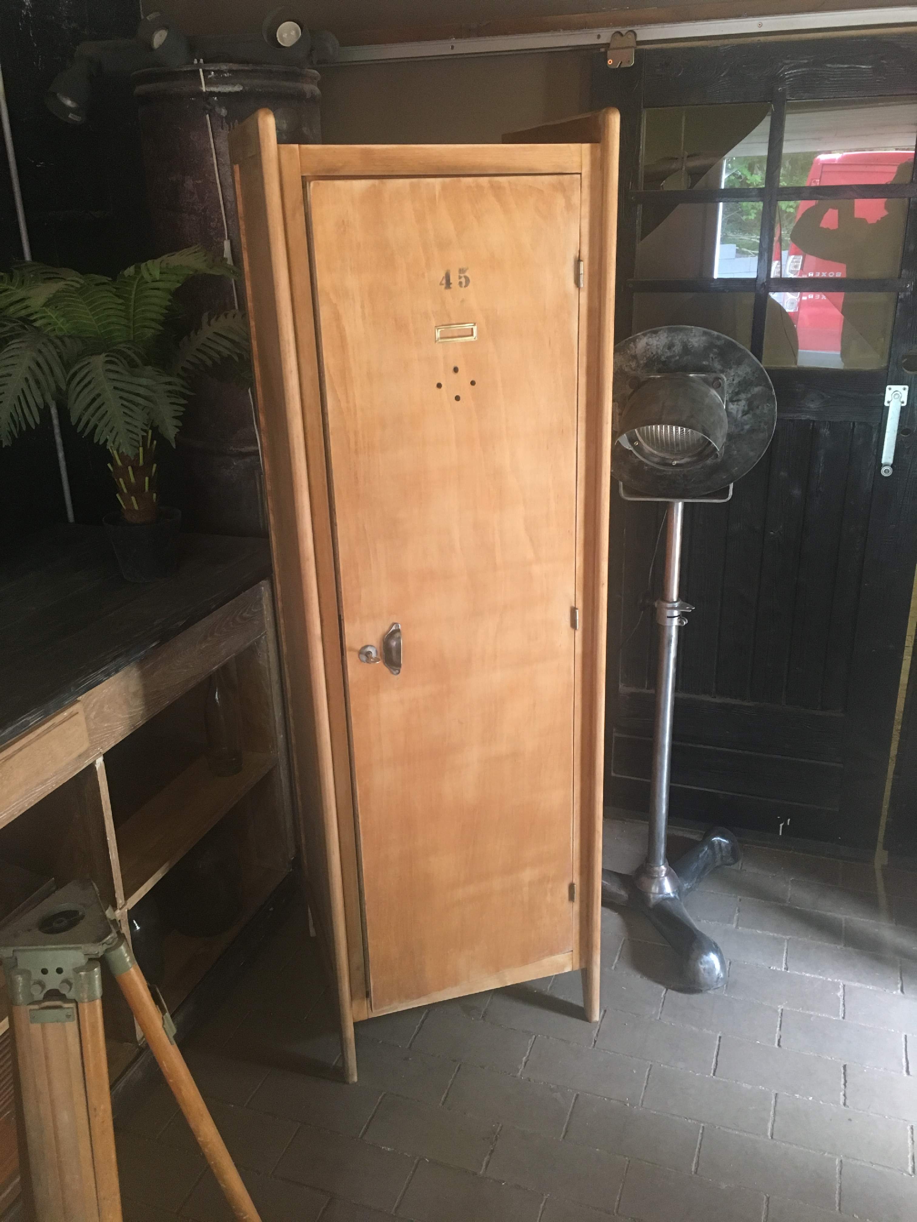 Wooden boarding school cloak 1960