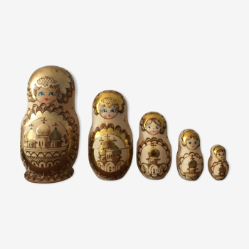 Vintage Russian Matryoshka Dolls