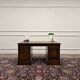 RAC Classic English Chesterfield Desk Brown Leather