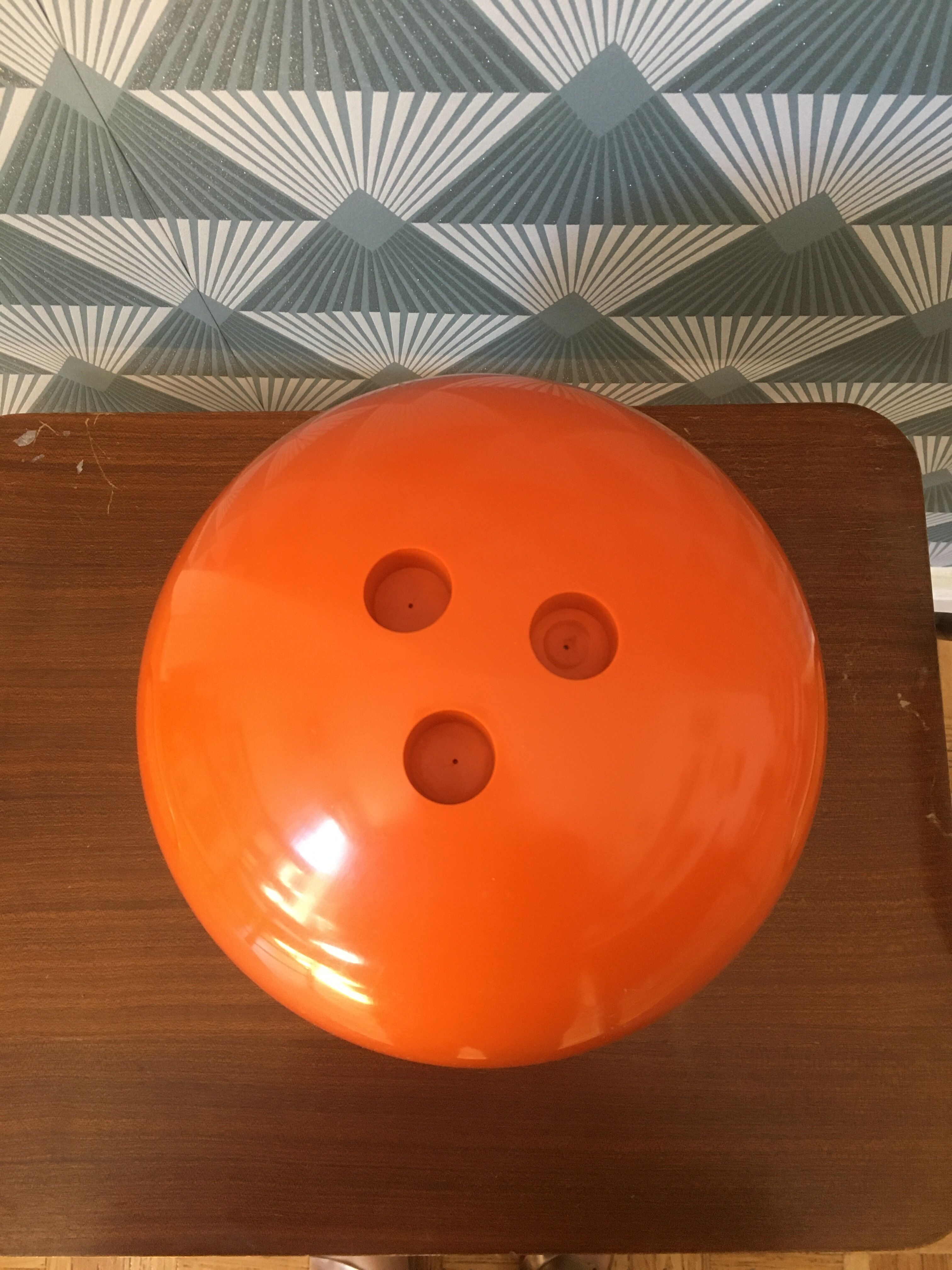 Ice tray bowling ball