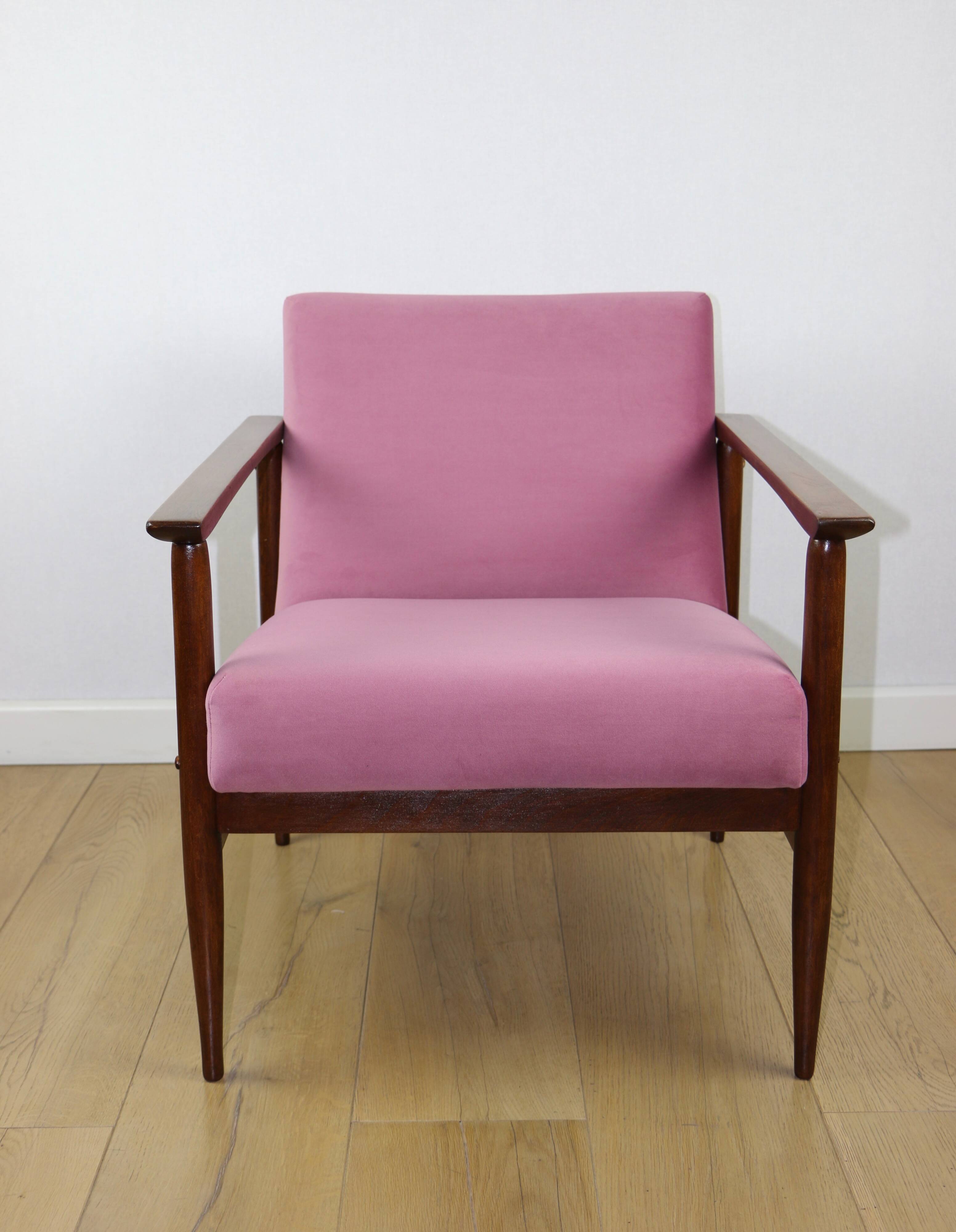 Vintage Pink Easy Chair, 1970s