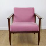 Vintage Pink Easy Chair, 1970s