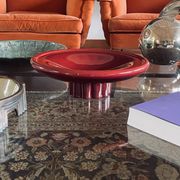Paul Millet, Modern red vide poche / centerpiece, Sevres France 1930s