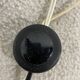 Vintage black metal floor lamp from the 70s