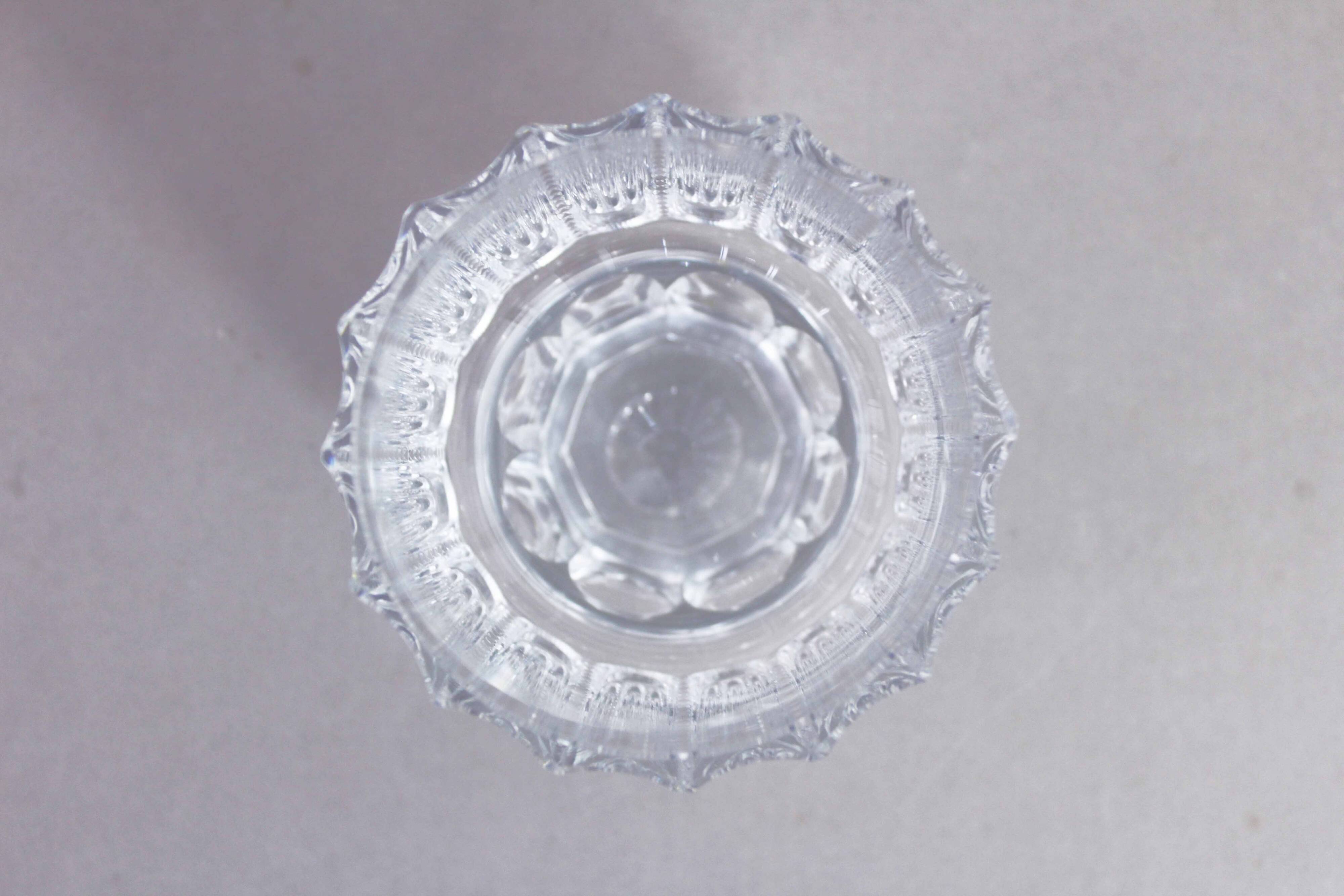 Vase vintage en cristal