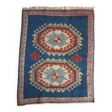 Tapis Anatolien Kars Kazak fait main 154x121cm