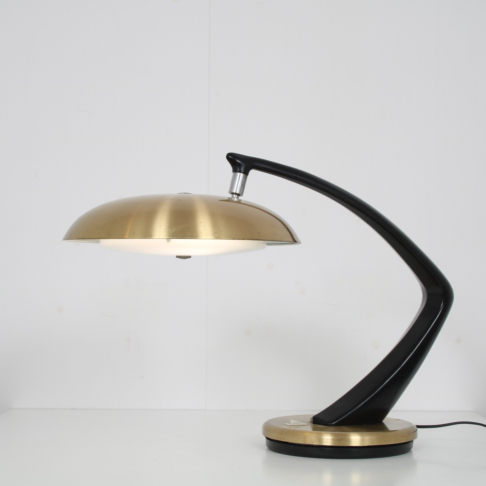 1960s “Boomerang” desk lamp by Fase, Spain