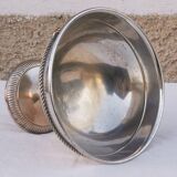 Coupe en metal argente de style louis xvi