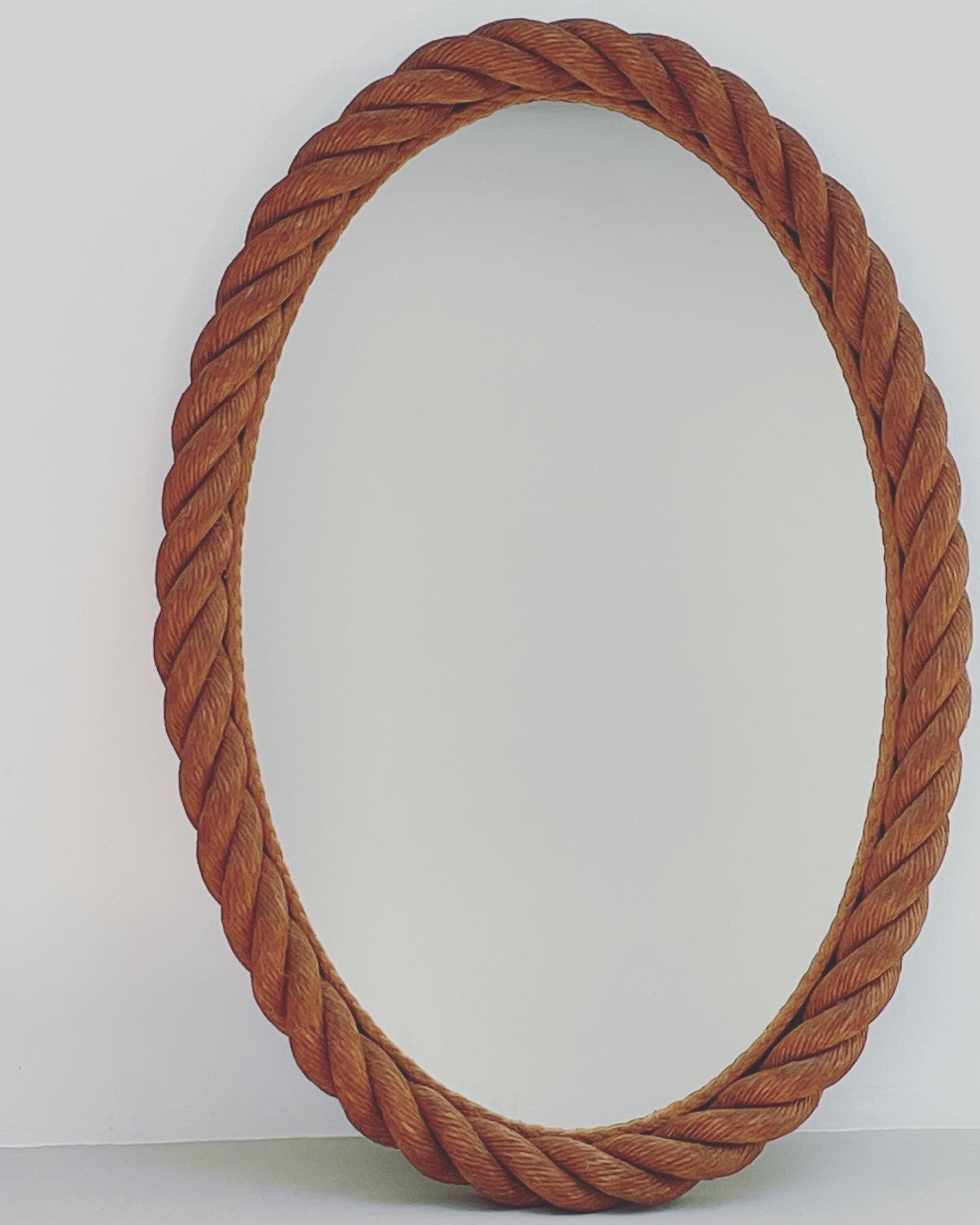 Oval rope mirror  1960s