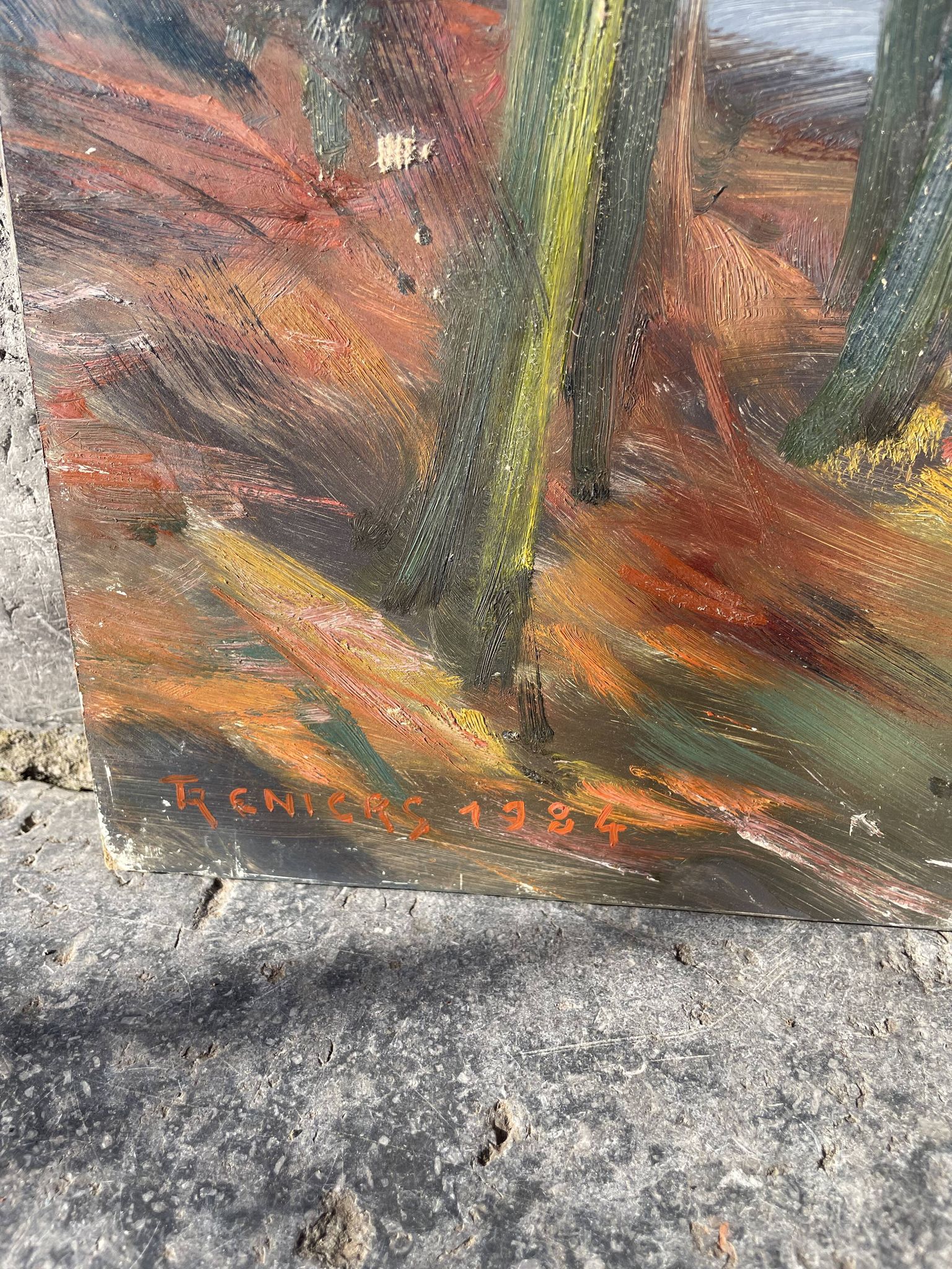 Landscape painting by Tony Reniers