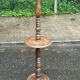 Art Deco floor lamp in solid wood to be repaired from the 1950s.