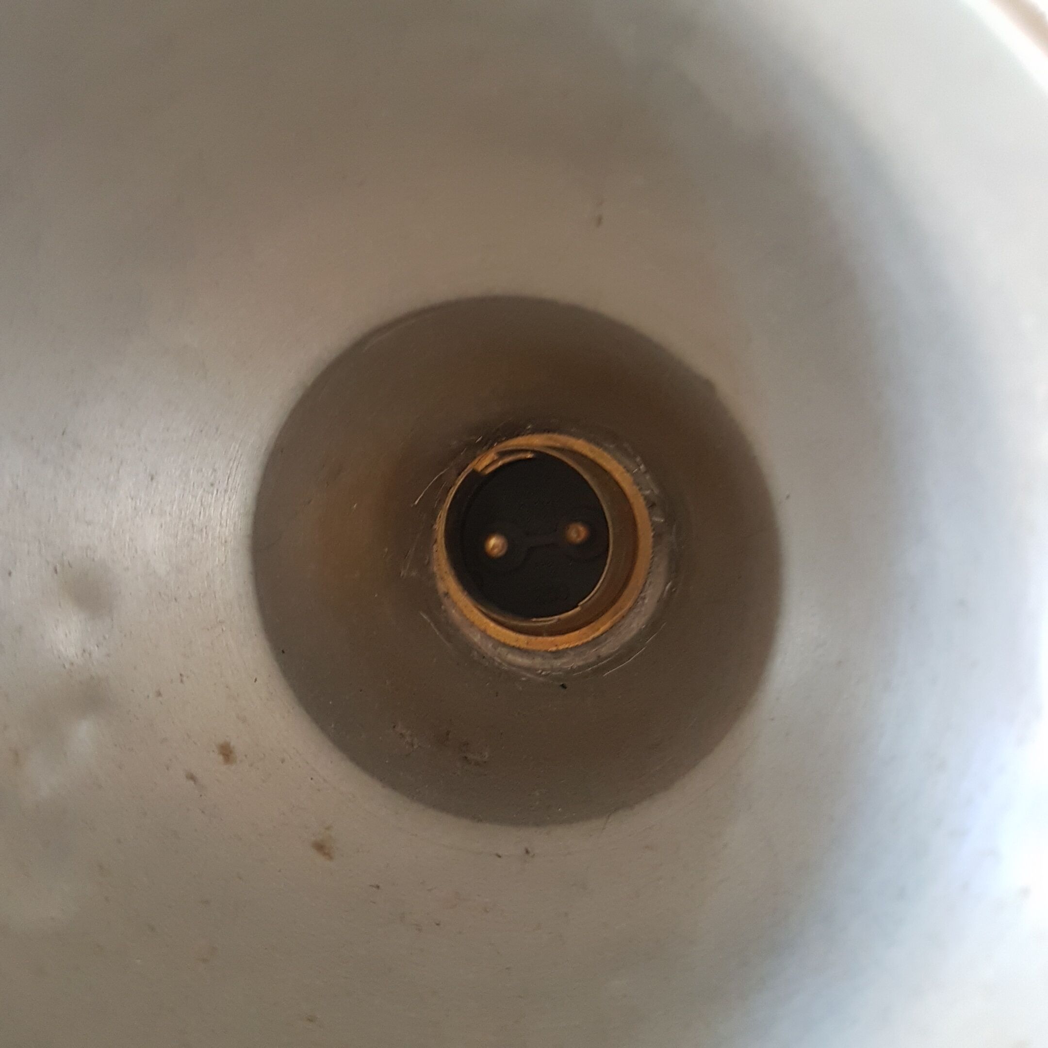 Old patinated articulated lamp