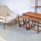 Large pull-out table G-plan 1950