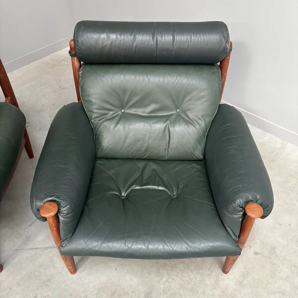 Fauteuils par Eric Merthen pour Ire Möbel AB, années 1960.