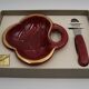 Butter maker and ceramic knife Poët Laval vintage