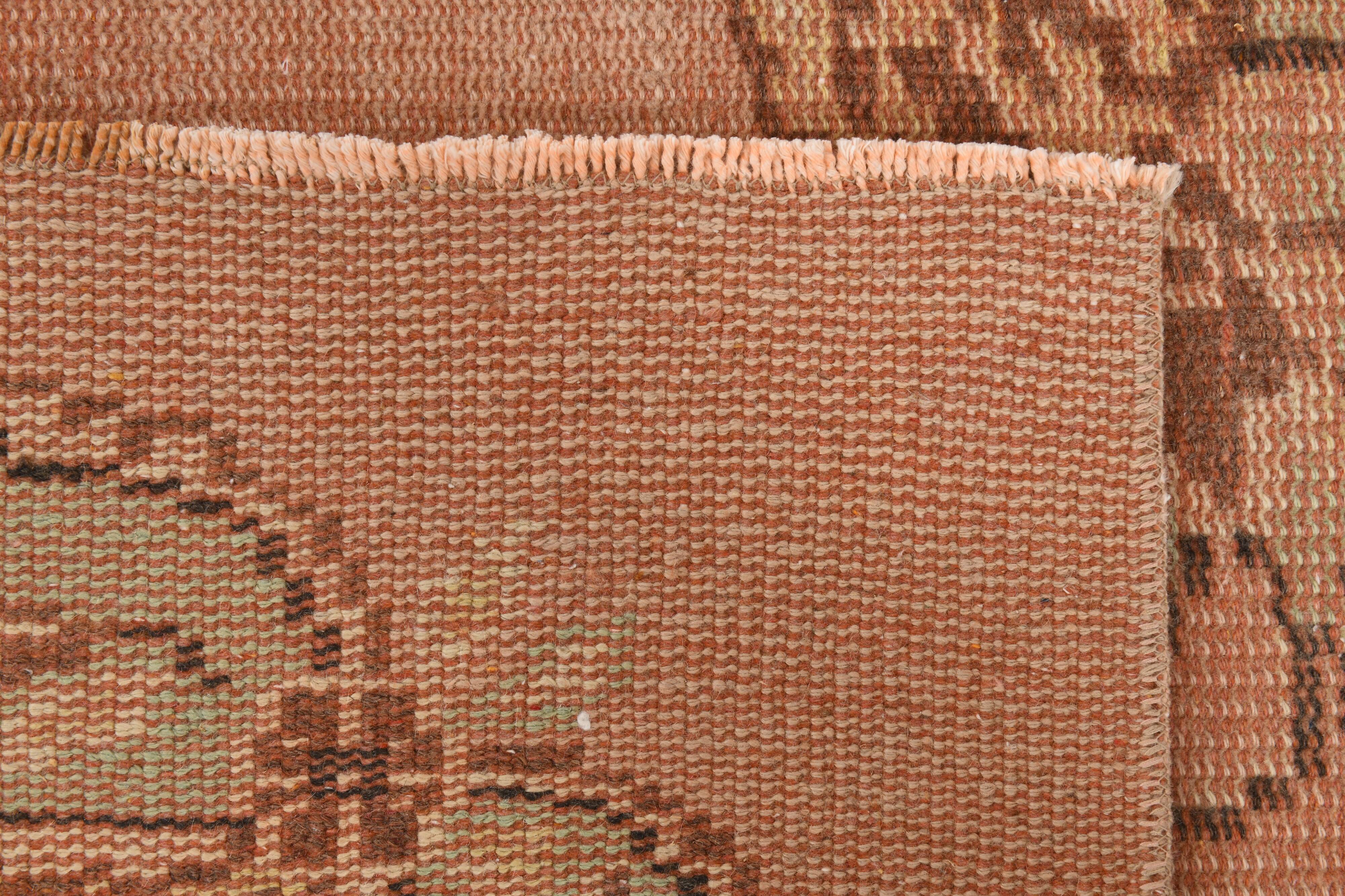 5x9 Copper Brown Oriental Persian Rug 166x273Cm