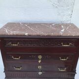 Commode ancienne dessus marbre