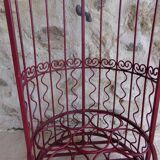 Porte-bouteilles cave à vin cage en fer forgé
