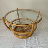 Rattan coffee table