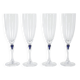 Set of four glasses, Danish design, 1970s, made in Denmark