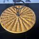 Vallauris Cheese Board - Orange Woven Ceramic