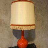 Orange opaline lamp 1920