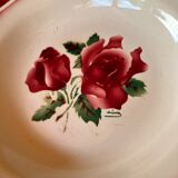 Set of 2 hollow plates Digoin & Sarreguemines model "Cibon"