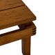 Vintage Pinewood Slatted Coffee Table Design 1970s