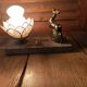 Lampe de chevet avec base en marbre