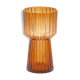 Vase en verre ambre 29cm