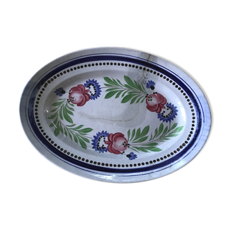 Digoin oval dish, Bellagio model