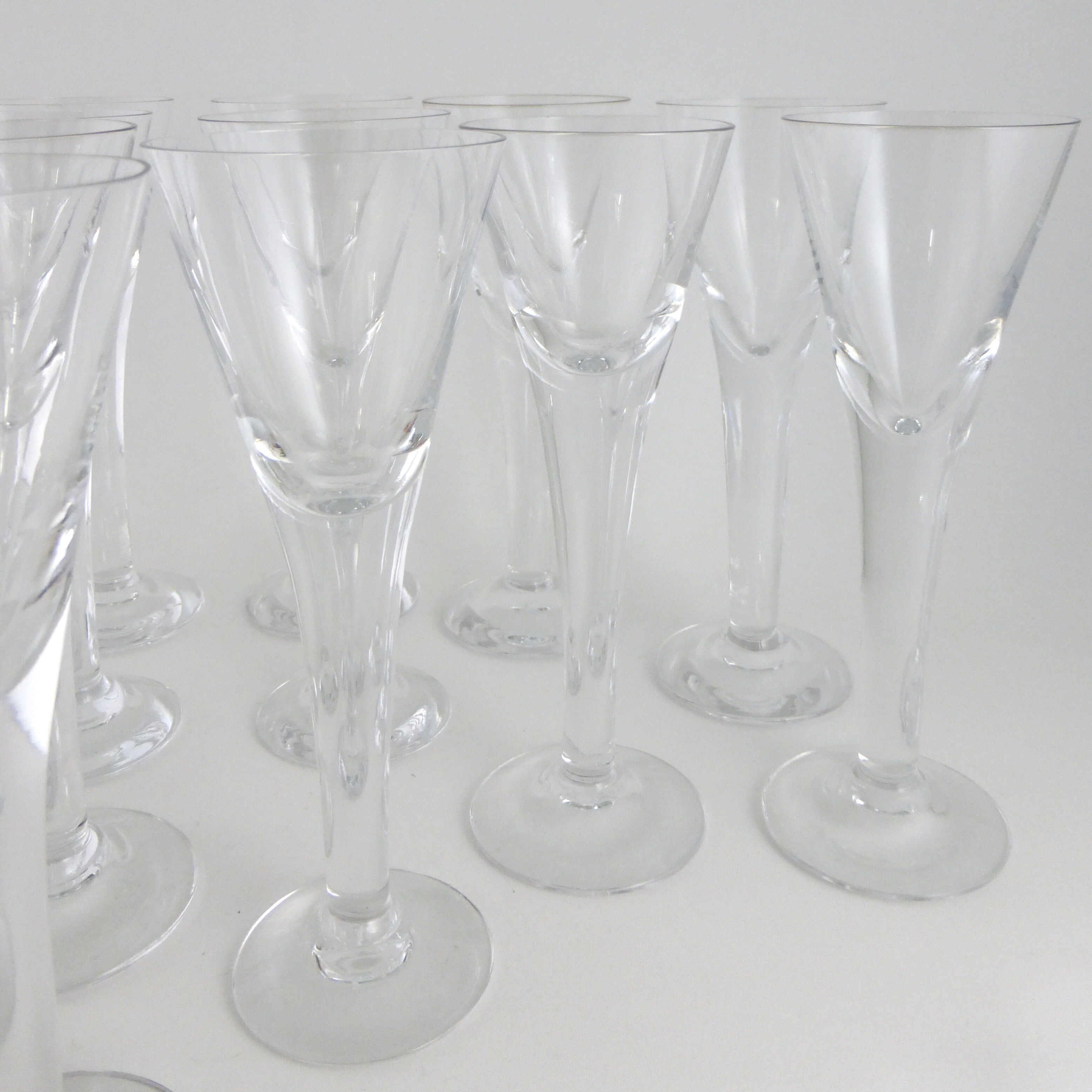 Following Snaps glasses - sign Piersson-Melin - Boda - Mid-1970's