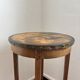 Art deco side table in wood with paint