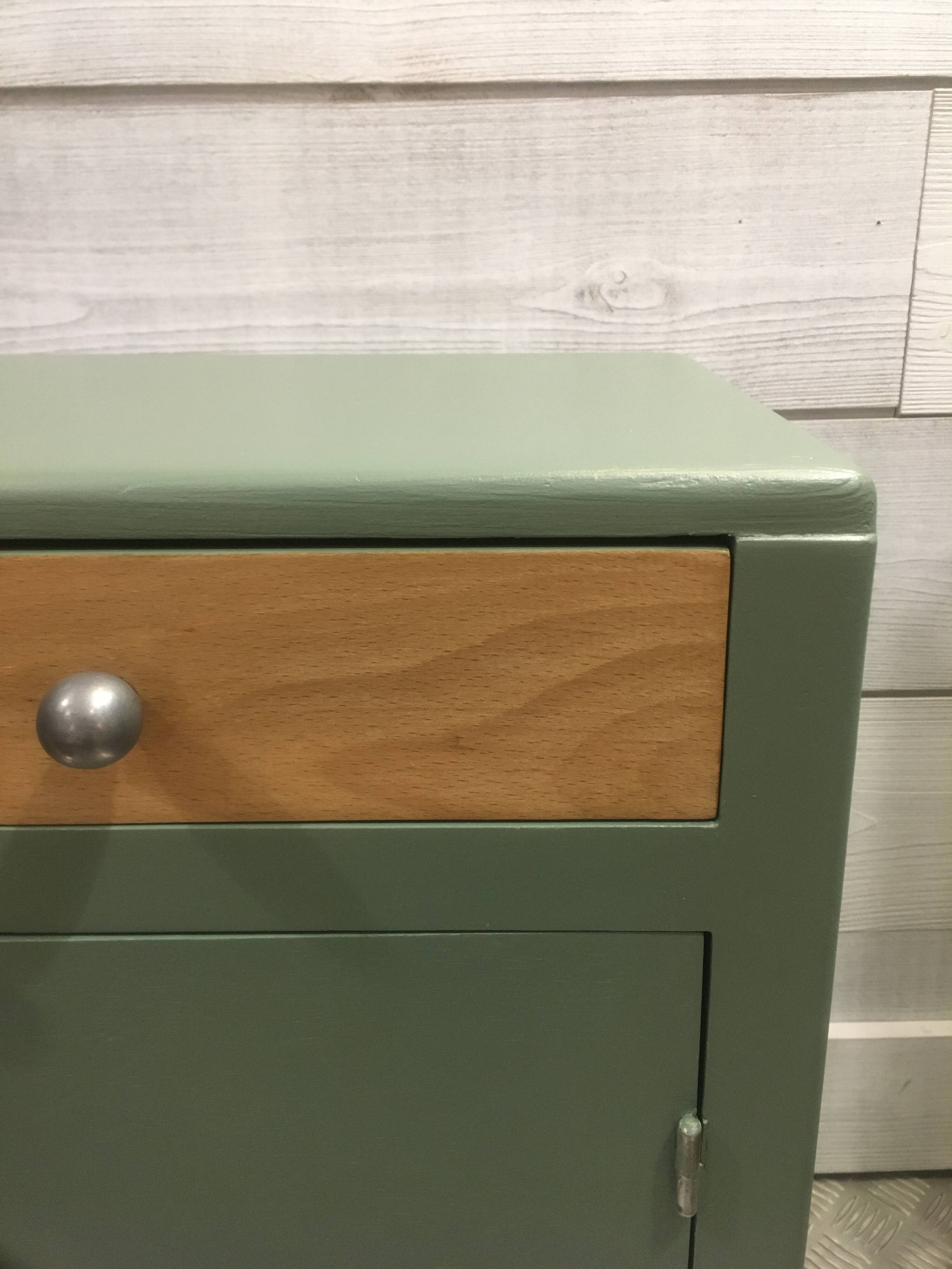 Rosemary green bedside table