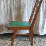 Vintage chair with compass legs - 1950s/60s