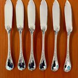 Christofle Marly 6-piece fish cutlery set, excellent condition
