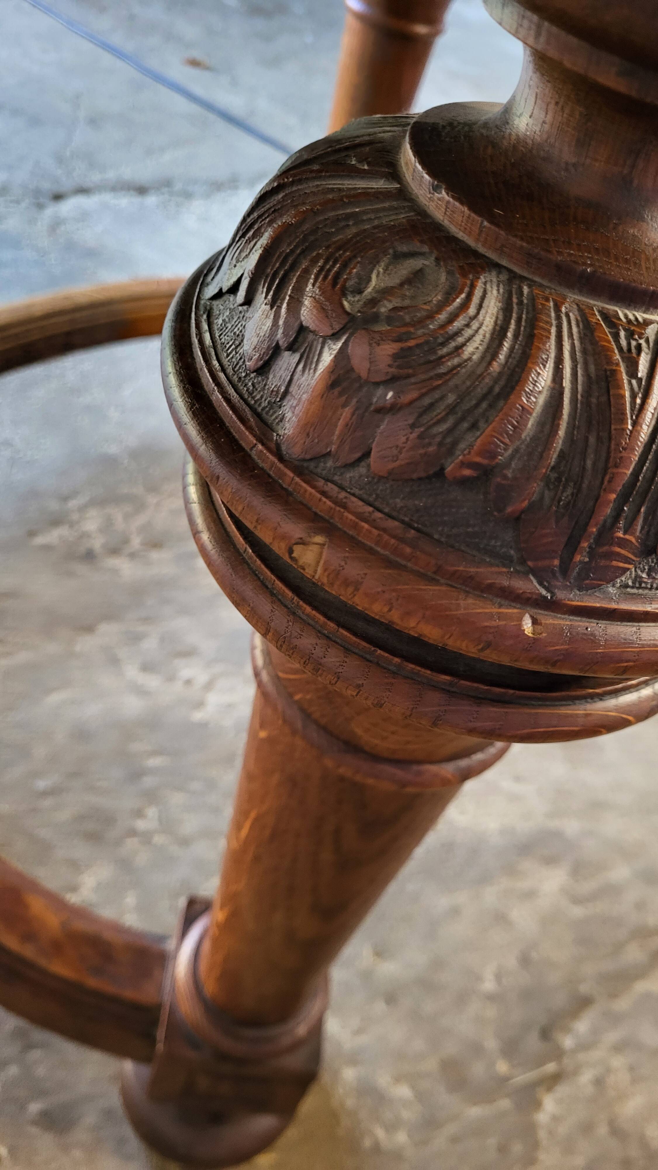 19th century oak dining table