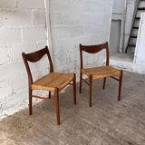 Pair of vintage Danish GS60 chairs by Arne Wahl Iversen