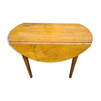 Old-folded farm table