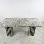 Table à manger vintage en granit, années 1970